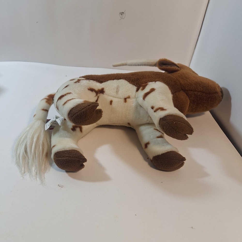 ZEB the LONGHORN STEER by Douglas Cuddle 13" stuffed plush animal Texas Cow* - Picture 5 of 7